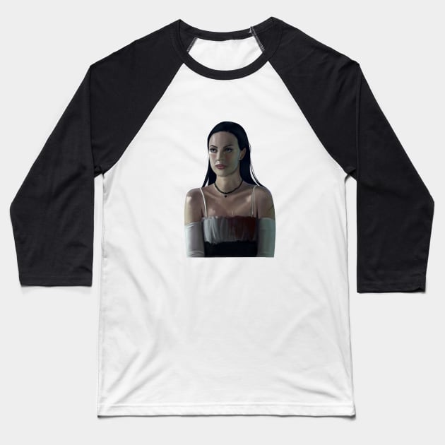 Jennifer’s Body Rosa Baseball T-Shirt by thelamehuman